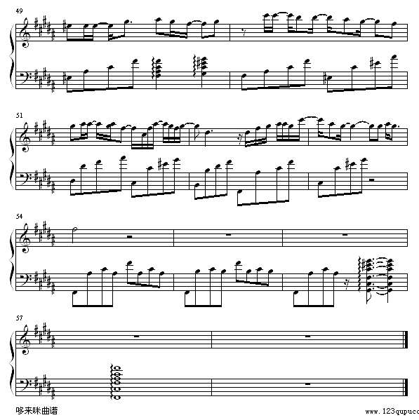 我们的主题曲-郑秀文钢琴谱