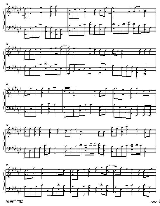 十个他不如你一个-卫兰钢琴谱