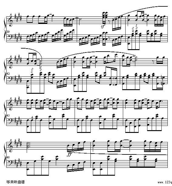 千千阙歌-陈慧娴钢琴谱