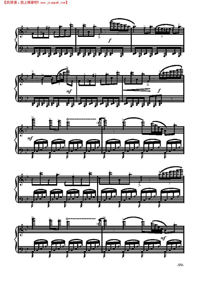 中国舞曲—茶—舞剧《胡桃夹子》钢琴谱