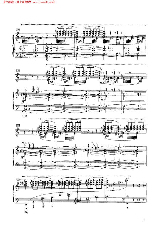 面向火焰钢琴谱