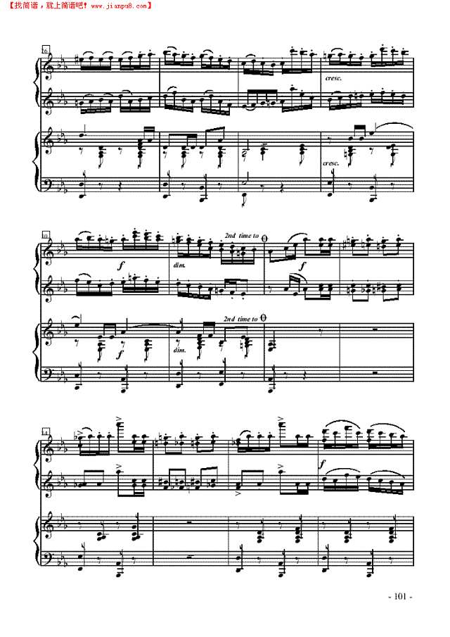 意大利波尔卡—双钢琴钢琴谱