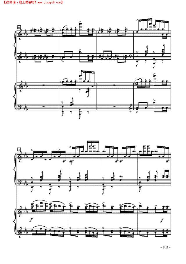 意大利波尔卡—双钢琴钢琴谱