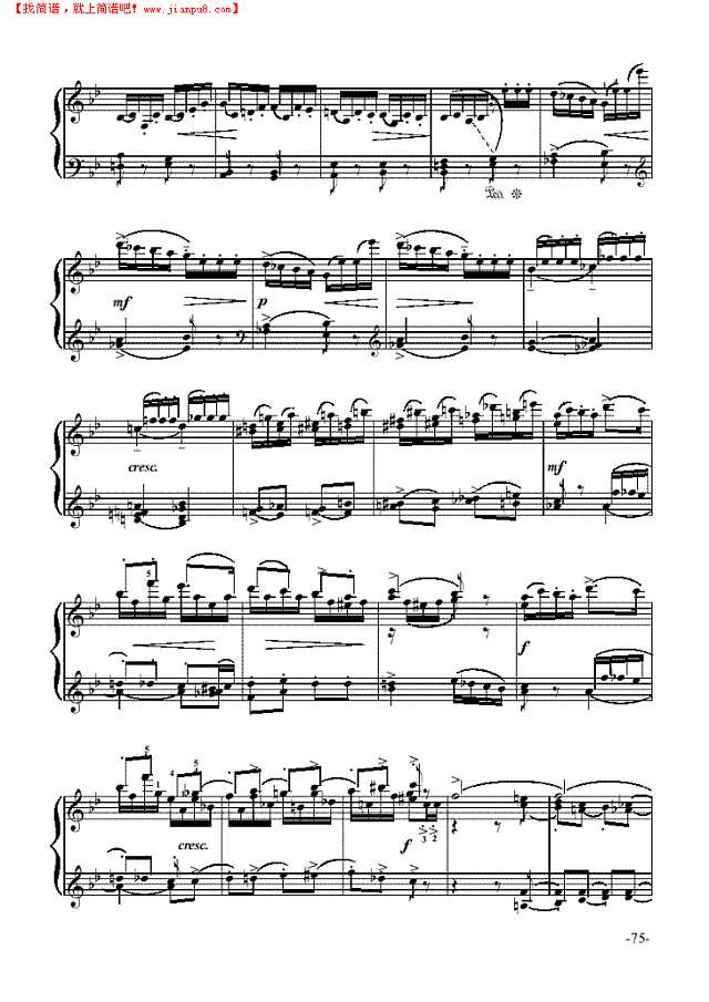 小小序曲—舞剧《胡桃夹子》钢琴谱