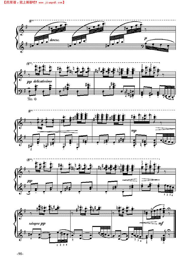 糖果仙姑舞曲—舞剧《胡桃夹子》钢琴谱