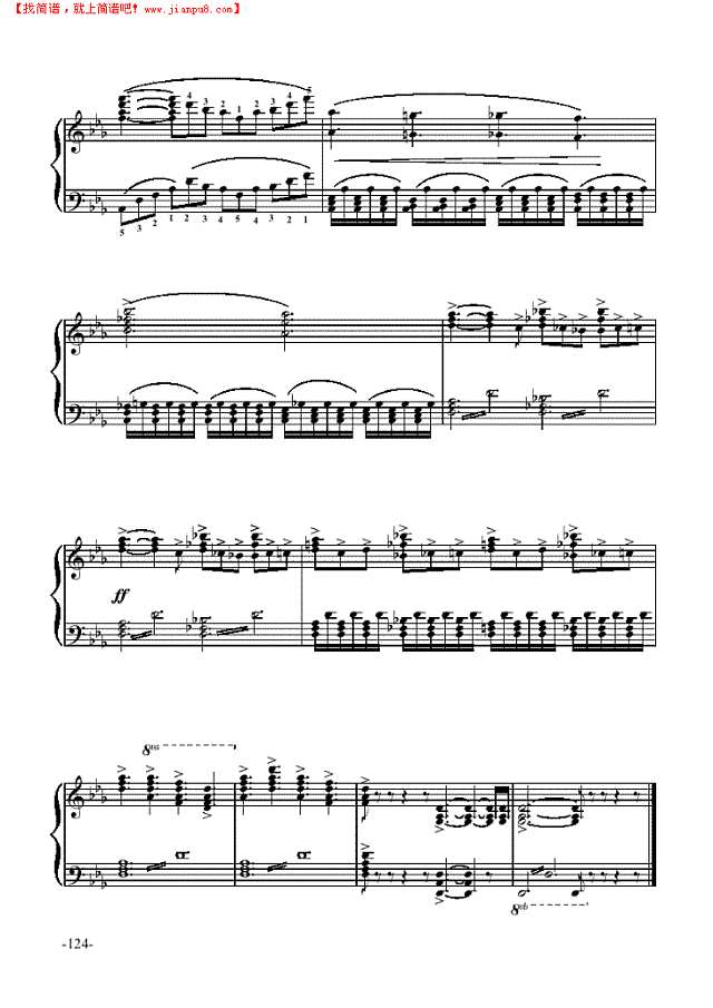 柔板－舞剧《睡美人》钢琴谱