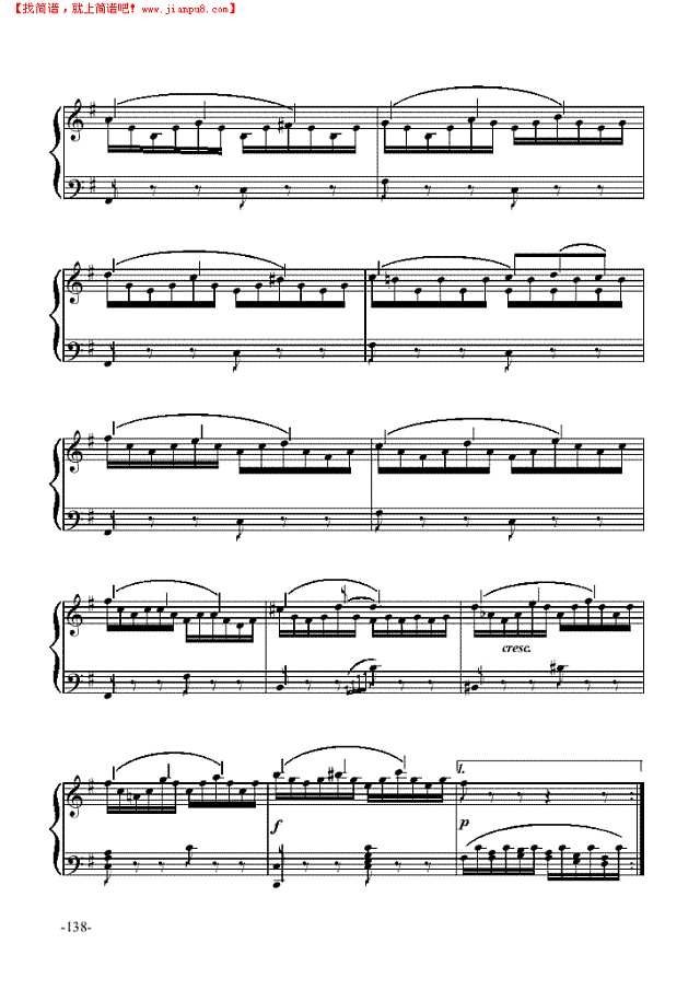 全景图—舞剧《睡美人》钢琴谱