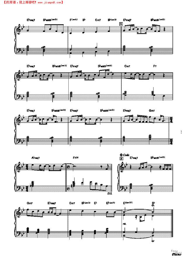 今夜感受我的爱《狮子王》钢琴谱