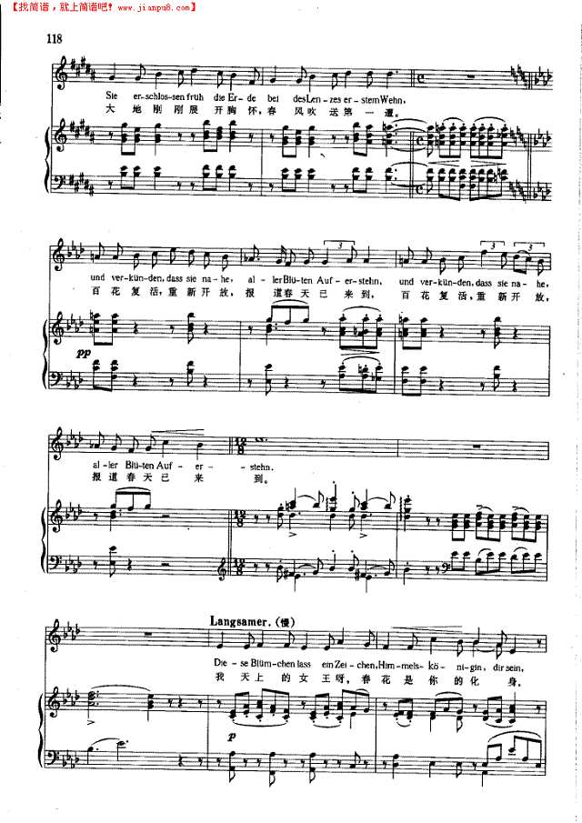 樱草花(钢伴) 歌曲类 钢琴伴奏谱钢琴谱