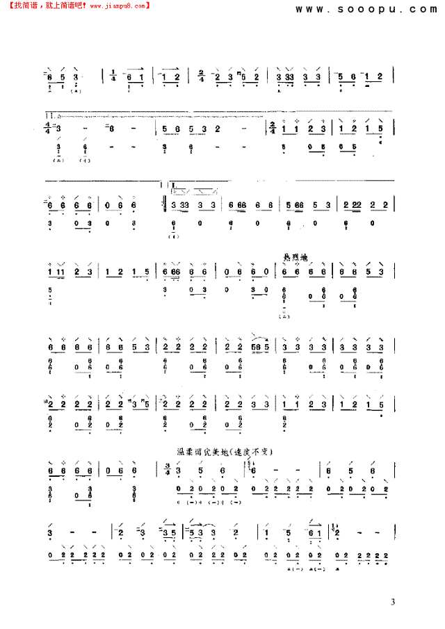 火把节之夜 民乐类 琵琶其他曲谱