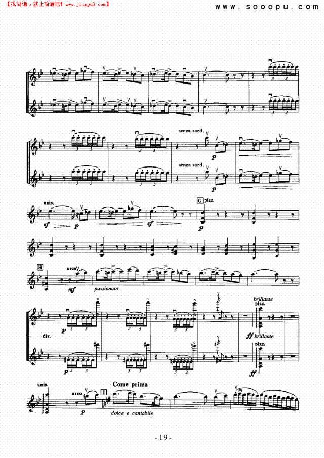 交响组曲《舍赫拉查德》—独奏 弦乐类 小提琴其他曲谱