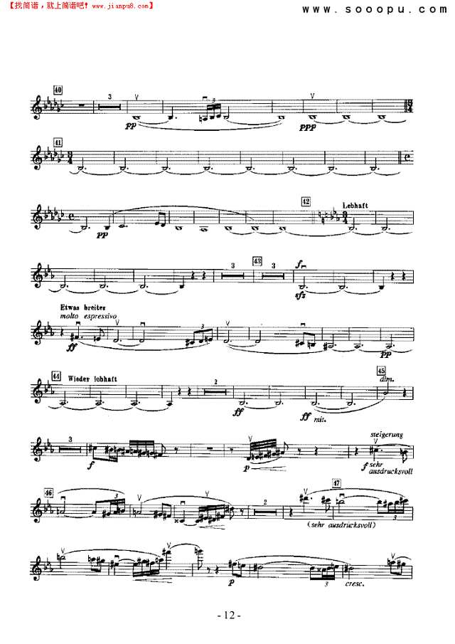 英雄生涯—独奏 弦乐类 小提琴其他曲谱