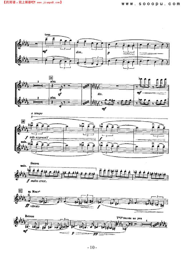 《大海》交响素描三首—独奏 弦乐类 小提琴其他曲谱