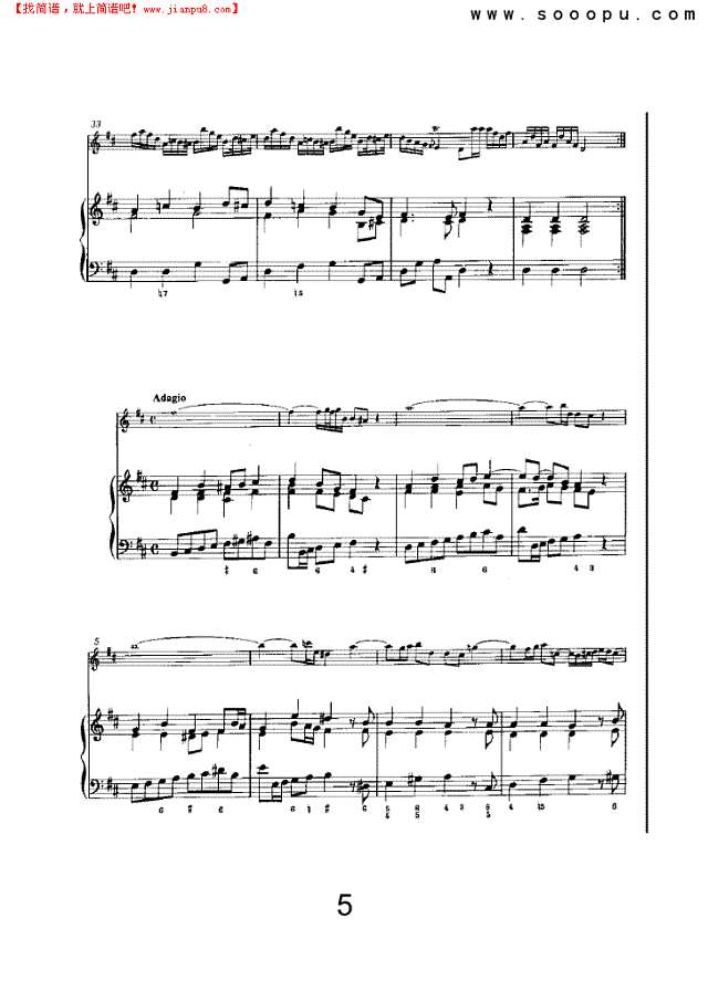 D大调第四奏鸣曲其他曲谱