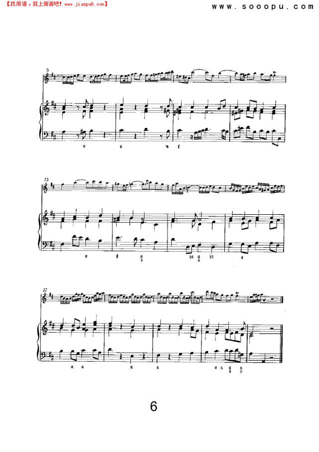 D大调第四奏鸣曲其他曲谱