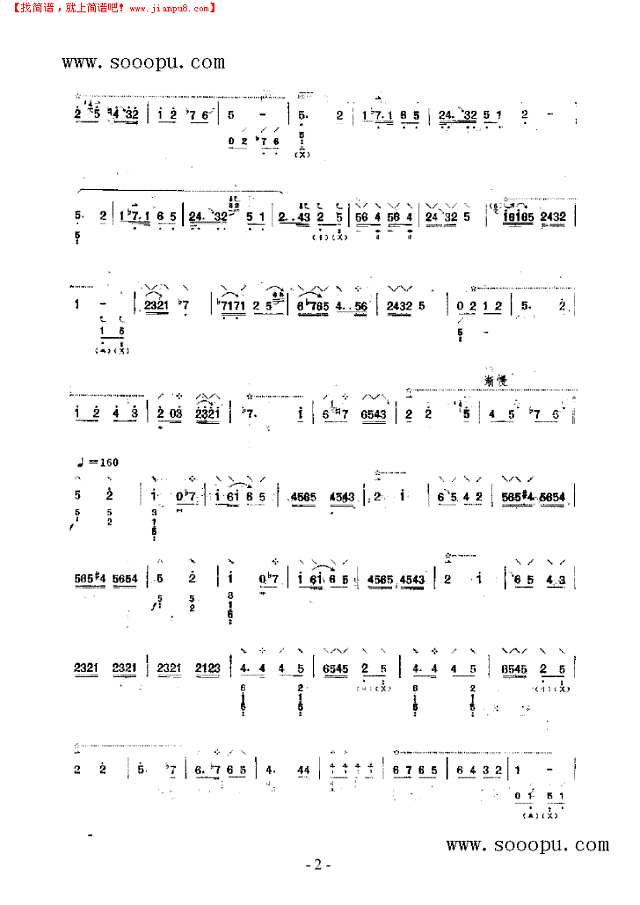 渭水情 民乐类 琵琶其他曲谱