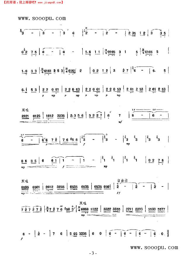 心花怒放 民乐类 唢呐其他曲谱