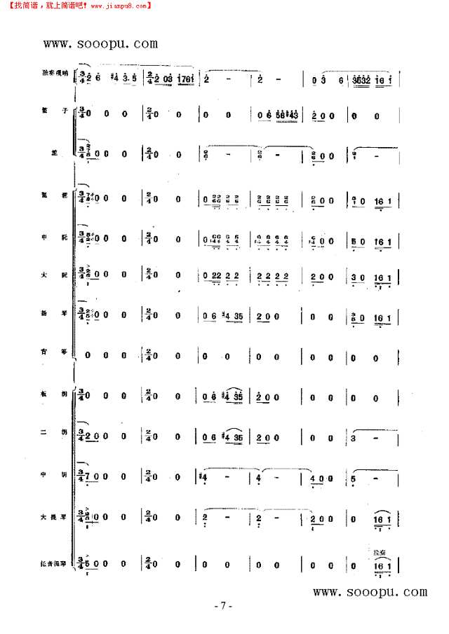 冀中抒怀 民乐类 唢呐其他曲谱
