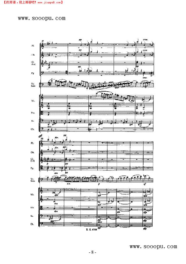 第一小提琴协奏曲 弦乐类 小提琴其他曲谱