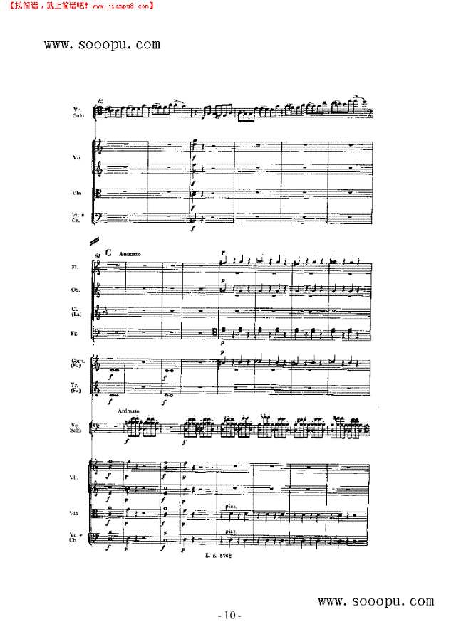 第一小提琴协奏曲 弦乐类 小提琴其他曲谱