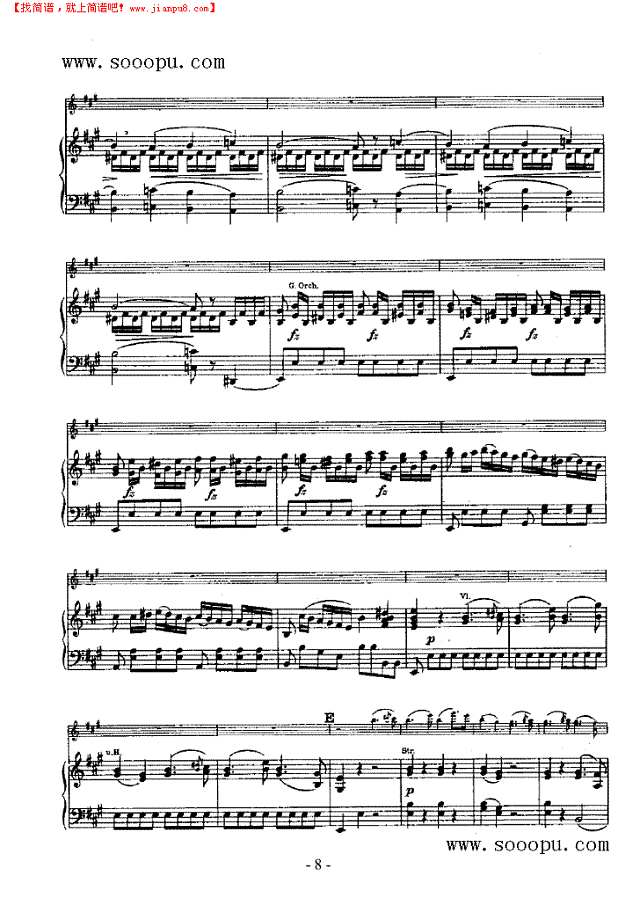 维奥蒂第22小提琴协奏曲—第二十二小提琴协奏曲 弦乐类 小提琴其他曲谱