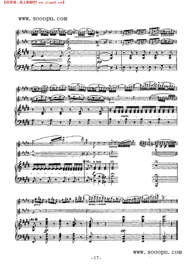 维奥蒂第22小提琴协奏曲—第二十二小提琴协奏曲 弦乐类 小提琴其他曲谱