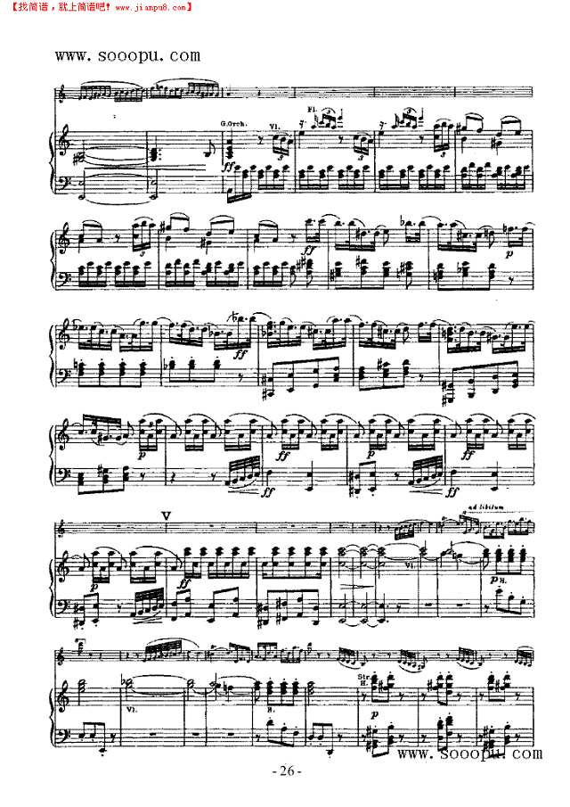 维奥蒂第22小提琴协奏曲—第二十二小提琴协奏曲 弦乐类 小提琴其他曲谱