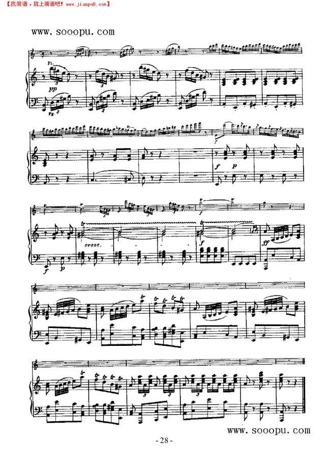 维奥蒂第22小提琴协奏曲—第二十二小提琴协奏曲 弦乐类 小提琴其他曲谱