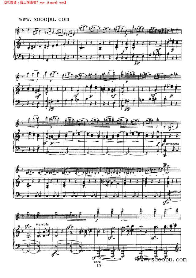 第四小提琴协奏曲 弦乐类 小提琴其他曲谱