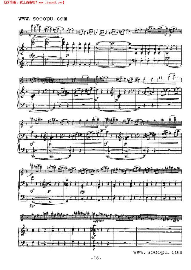 第四小提琴协奏曲 弦乐类 小提琴其他曲谱