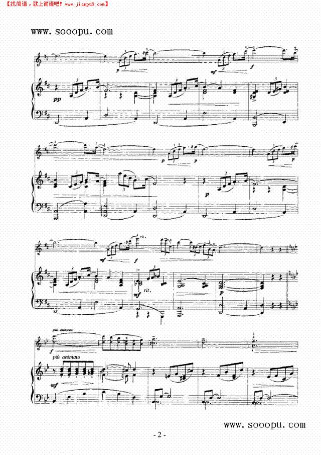 回忆—（钢伴） 弦乐类 小提琴其他曲谱