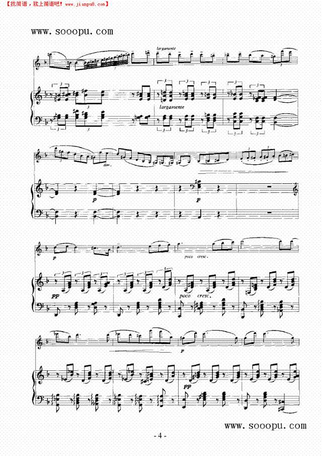 沉思—（钢伴） 弦乐类 小提琴其他曲谱