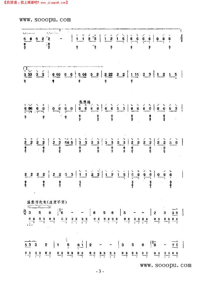 火把节之夜 民乐类 阮其他曲谱