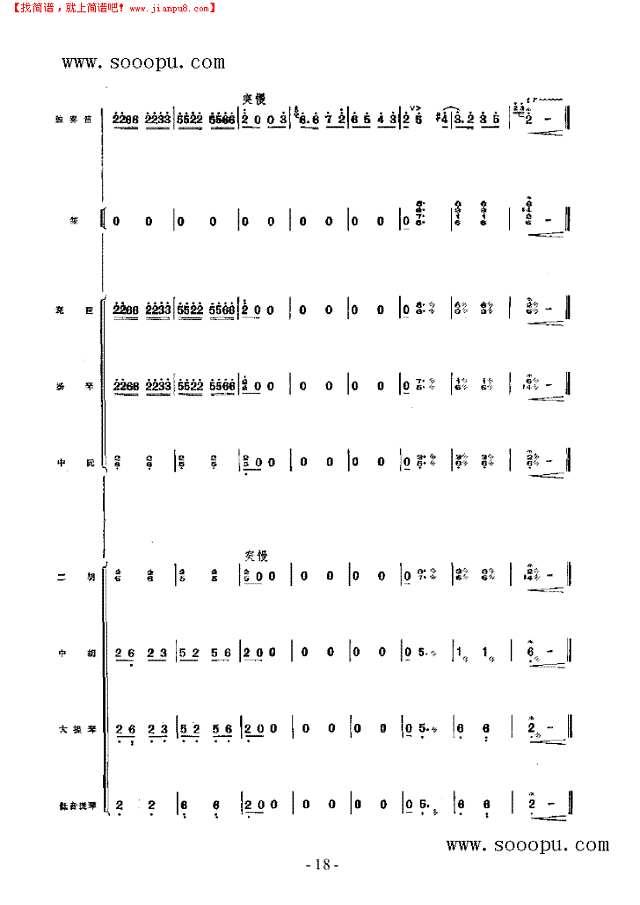 村笛 民乐类 竹笛其他曲谱