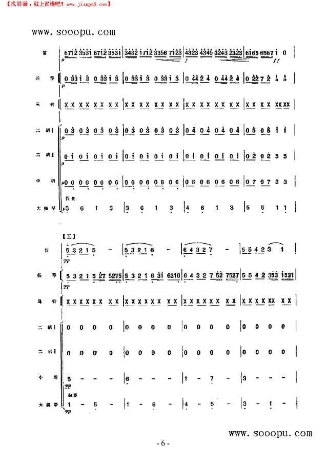 铃儿响叮当 民乐类 竹笛其他曲谱