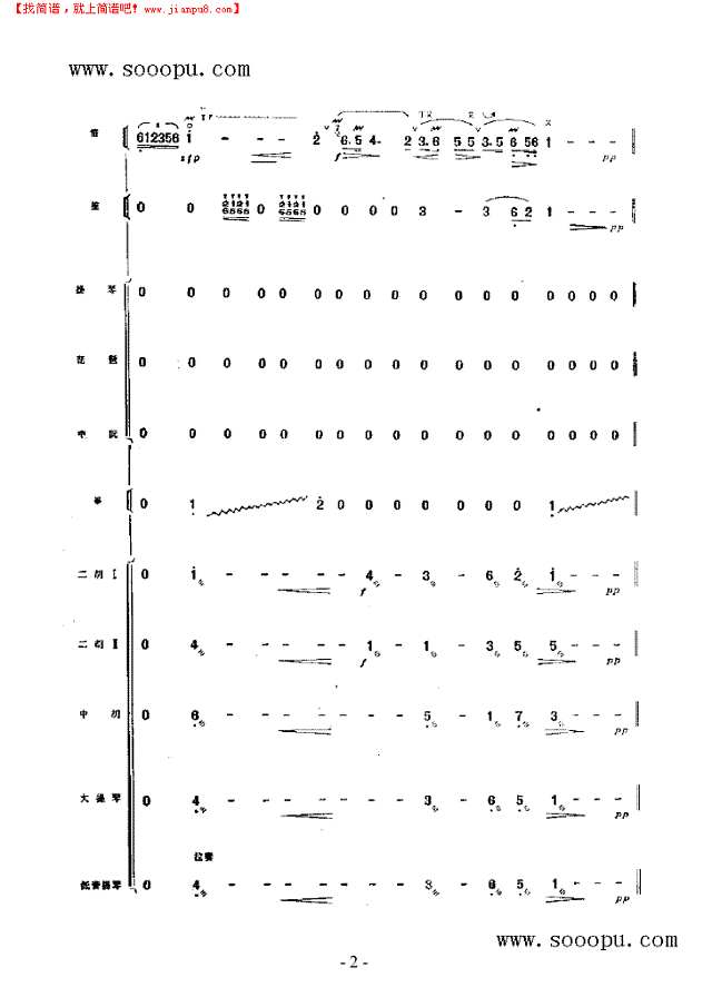 金陵游 民乐类 竹笛其他曲谱