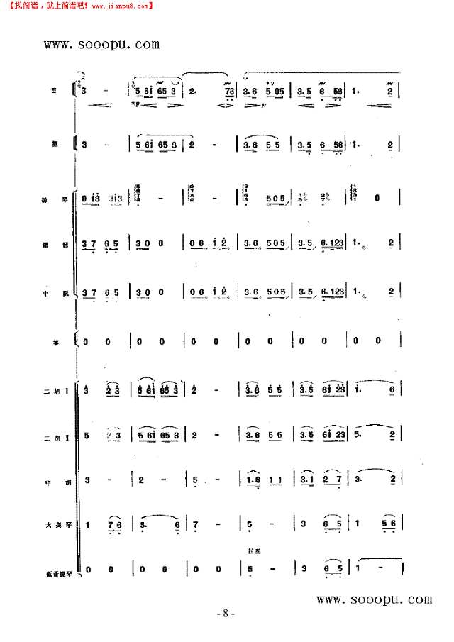 金陵游 民乐类 竹笛其他曲谱
