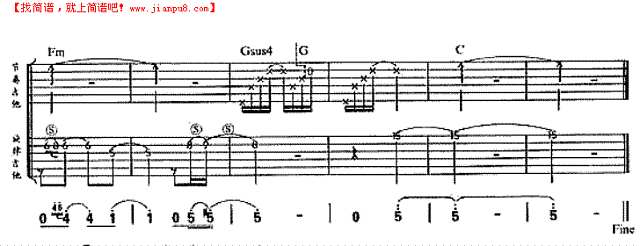 那个傻瓜爱过你   赵传简谱