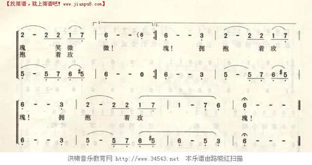 玫瑰，红红的玫瑰简谱