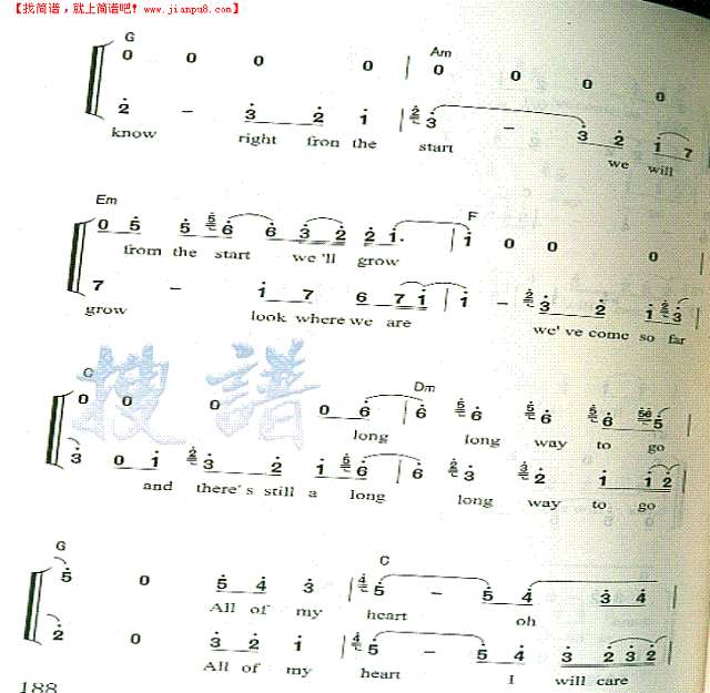 We will  get there简谱