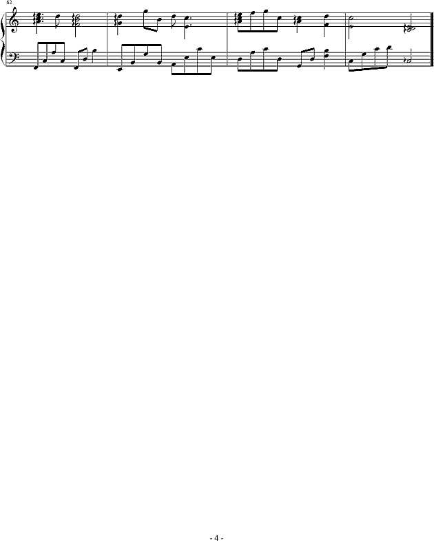 蒲公英的约定(简单版)钢琴谱