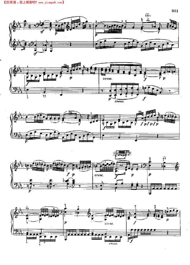 奏鸣曲Nr.457钢琴谱