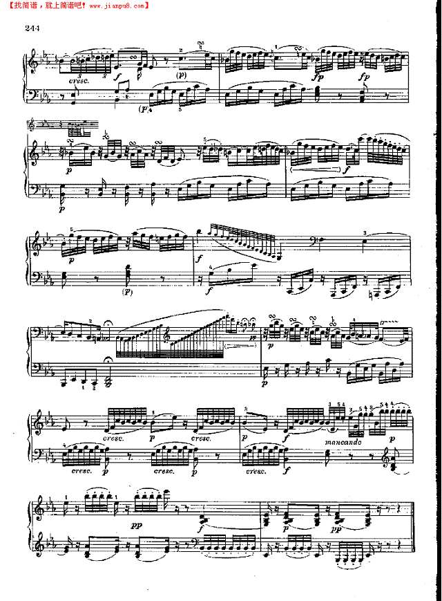 奏鸣曲Nr.457钢琴谱