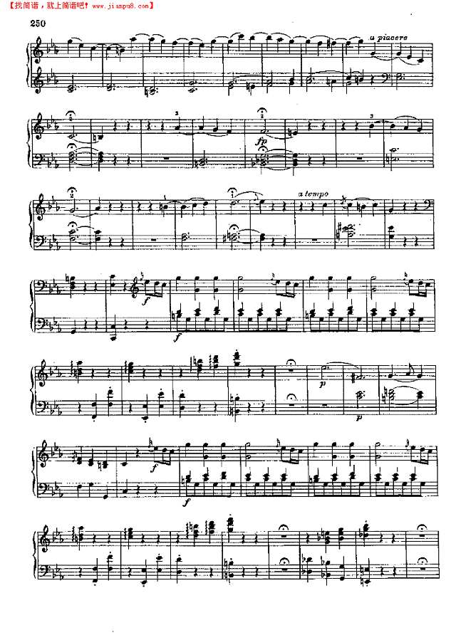 奏鸣曲Nr.457钢琴谱