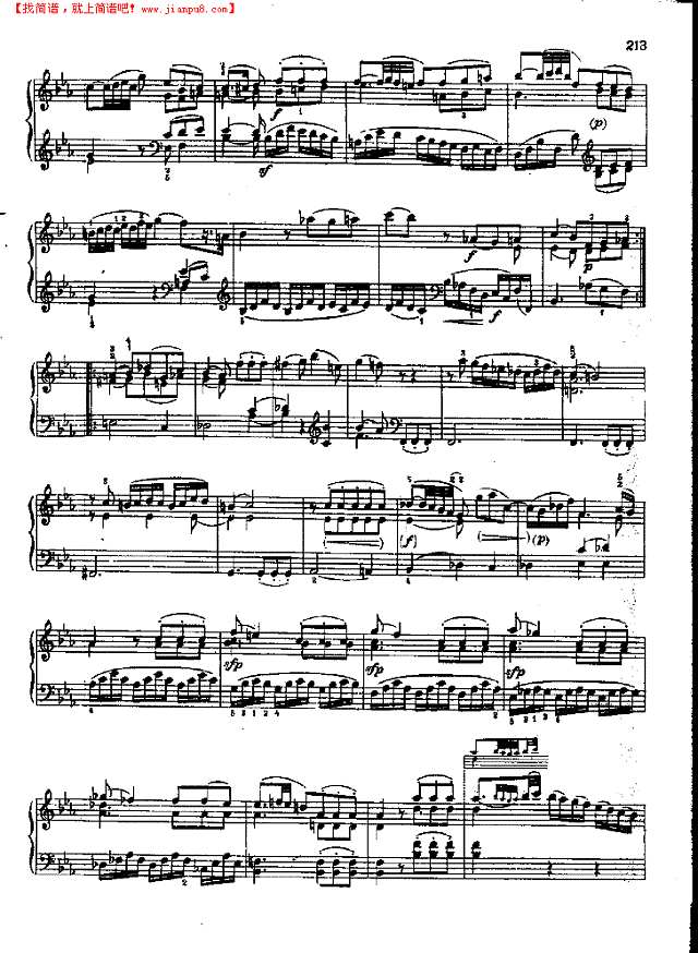 奏鸣曲Nr.333钢琴谱