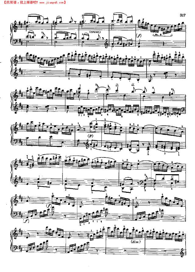 奏鸣曲Nr.576钢琴谱