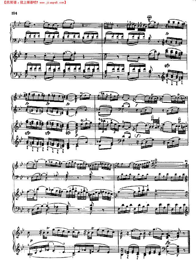 奏鸣曲Nr.332钢琴谱