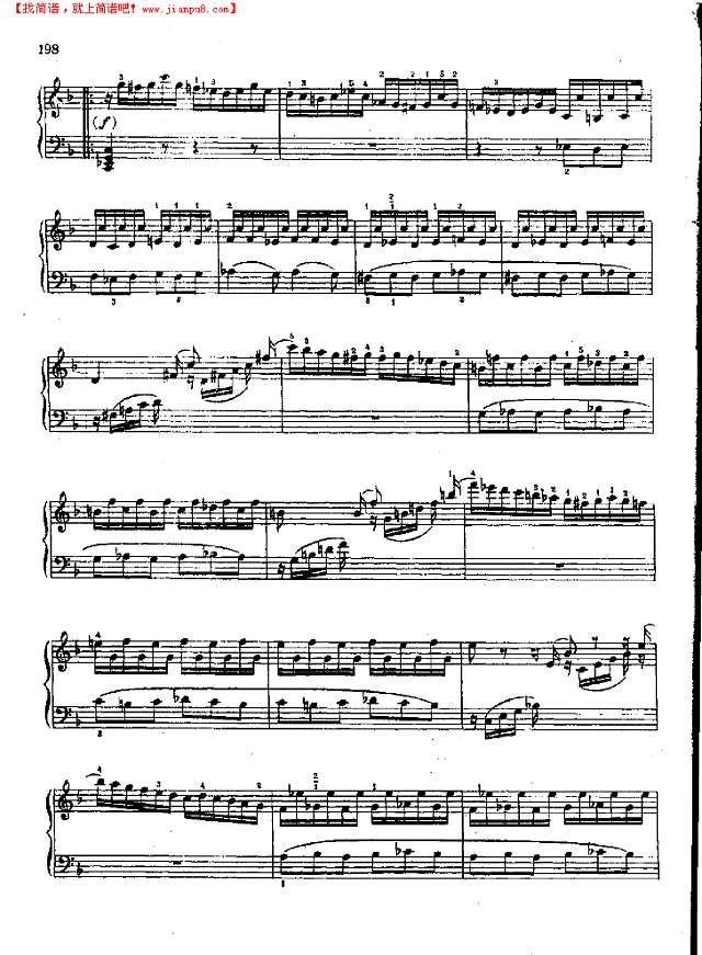 奏鸣曲Nr.332钢琴谱