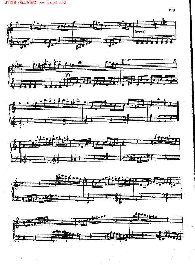 简易奏鸣曲Nr.545钢琴谱