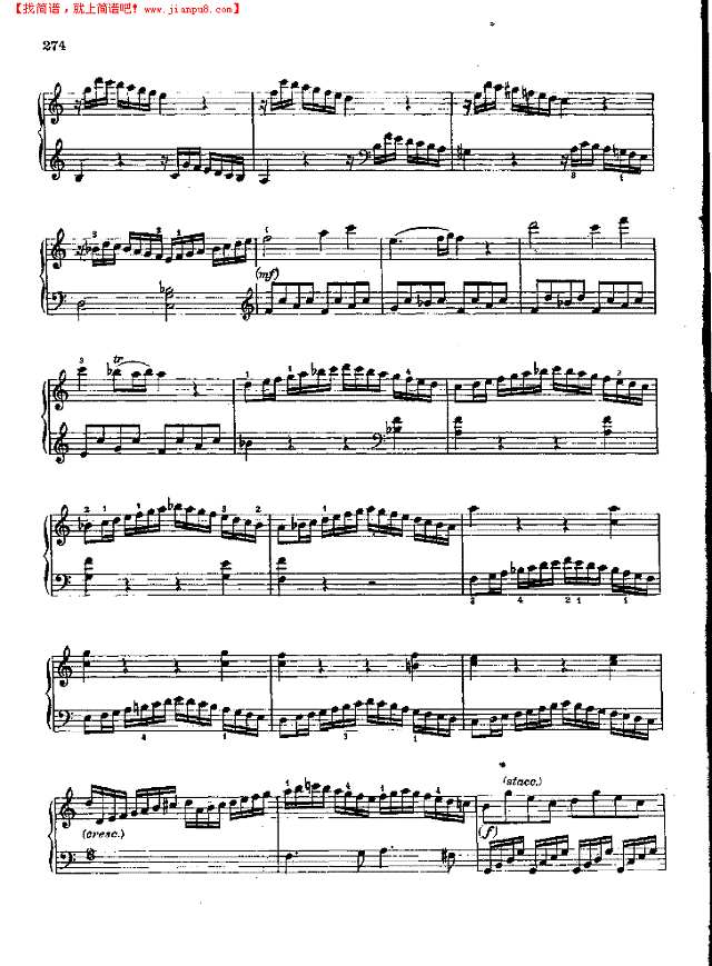 简易奏鸣曲Nr.545钢琴谱